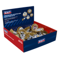 Crimped Wire Brushes Assorted Sizes - Display Box of 40
