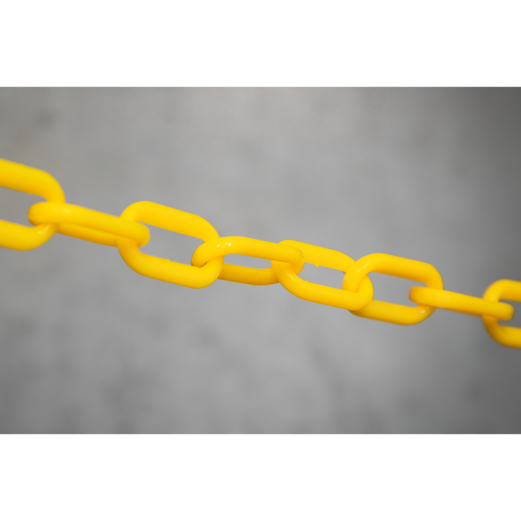 Post & Chain Kit 25m - Black/Yellow