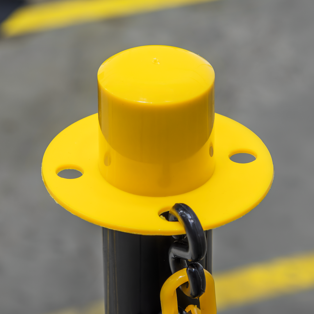 Post & Chain Kit 25m - Black/Yellow