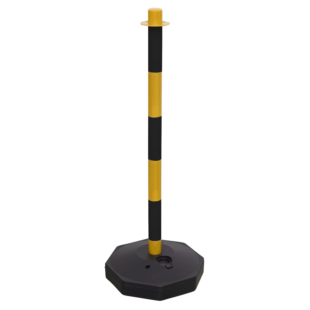Post & Chain Kit 25m - Black/Yellow