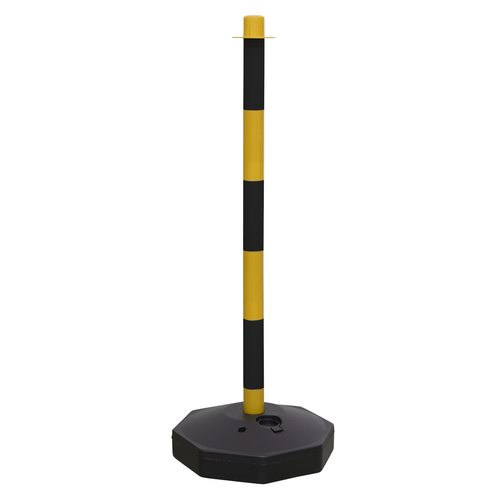 Post & Chain Kit 25m - Black/Yellow