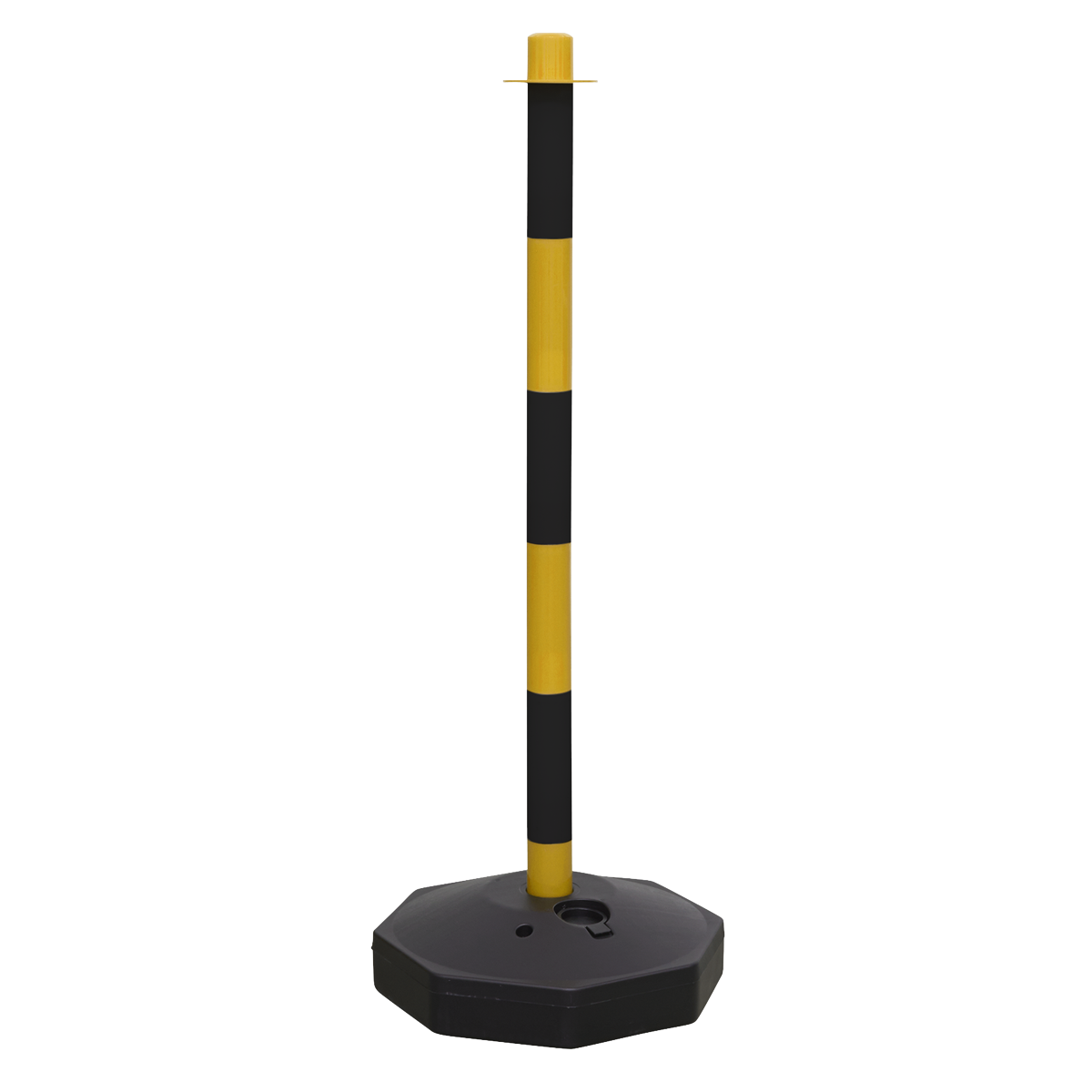 Post & Chain Kit 25m - Black/Yellow