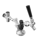 Baridi Deluxe Style Beer Tap with CO2 Regulator - A