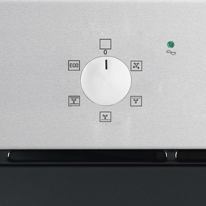 Baridi DH125 Built-in Fan Assisted Integrated Electric Oven 60cm, 55 Litre Capacity, 5 Functions, Stainless Steel