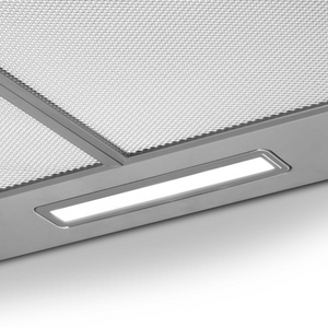 Baridi DH127 Chimney Style Electric Cooker Extractor Hood with Carbon Filters 90cm, LED Light, Stainless Steel