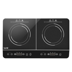 Baridi DH146 Portable Induction Cooker Hob with 2 Cooking Zones 60cm Black
