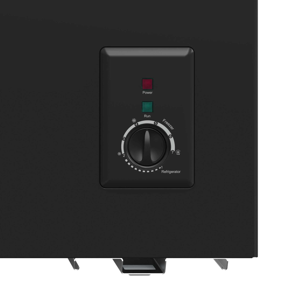 Baridi DH151 DH152 DH153 Freestanding Chest Freezer, Adjustable Thermostat, Black