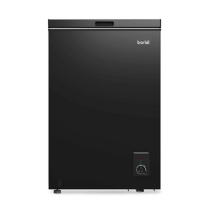 Baridi DH153 Freestanding Chest Freezer, Adjustable Thermostat, 99 Litre Capacity, Black