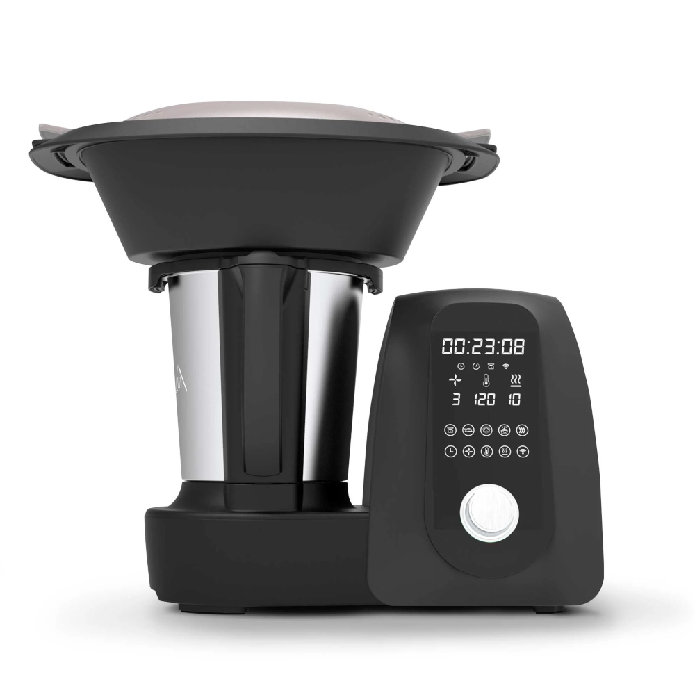 Baridi DH163 All in One Smart Thermal Cooker with 18 Preset Functions, App Guided Recipes, 2 Litre Capacity, Black