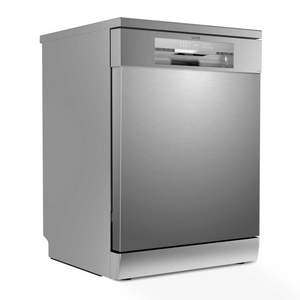 Baridi DH167 Freestanding Dishwasher 60cm, 14 Place Settings, 8 Programmes, Silver