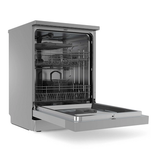 Baridi DH167 Freestanding Dishwasher 60cm, 14 Place Settings, 8 Programmes, Silver