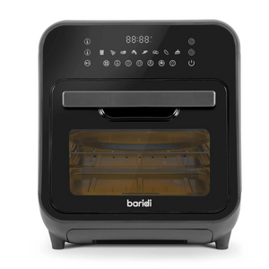 Baridi DH171 Steam Air Fryer Oven Cooker Combi with Touch Controls, 15 Litre Capacity, 8 Preset Functions, Black