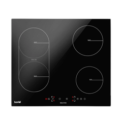 Baridi DH178 Bridge Zone Induction Cooker Hob with 4 Cooking Zones 60cm 2800W Black Glass