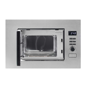 Baridi DH196 Built-in Integrated Electric Microwave Cooking Oven, 20 Litre Capacity, 800W, Stainless Steel