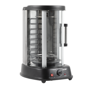 Baridi DH216 Vertical 360° Rotating Rotisserie Smokeless Grill Cooker, 21 Litre Capacity, 1500W, Black