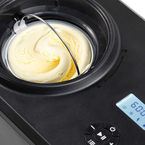 Baridi DH240 Automatic Churning Ice Cream Maker Machine with Fast Freeze Compressor Cooling, 1.5 Litre Capacity, Black