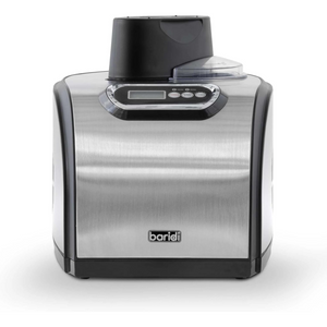 Baridi DH50 Ice Cream, Gelato &amp; Sorbet Maker Machine with Fast Freeze Compressor Cooling, 1.5 Litre Capacity, Stainless Steel
