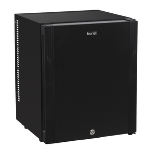 Baridi DH57 Freestanding Ultra Quiet Drinks, Beer and Wine Mini Cooler Fridge with LED Light, 25 Litre Capacity, Black