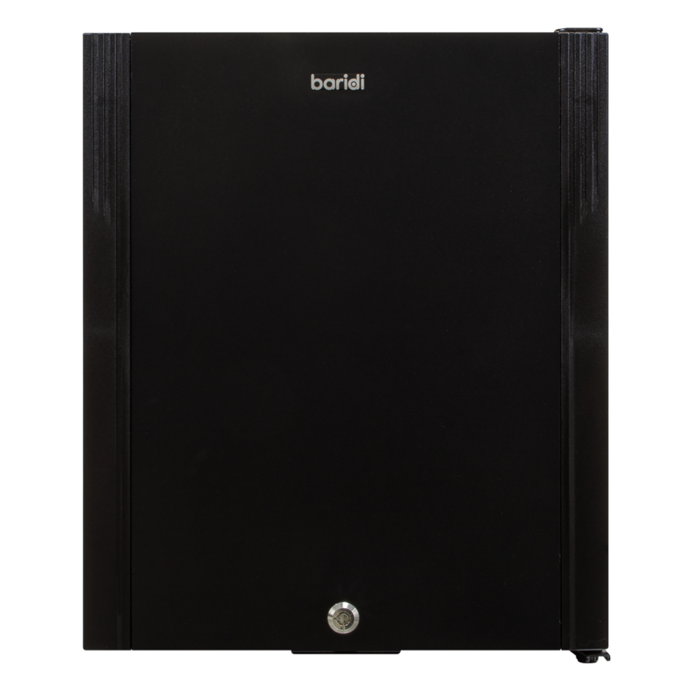 Baridi DH57 Freestanding Ultra Quiet Drinks, Beer and Wine Mini Cooler Fridge with LED Light, 25 Litre Capacity, Black