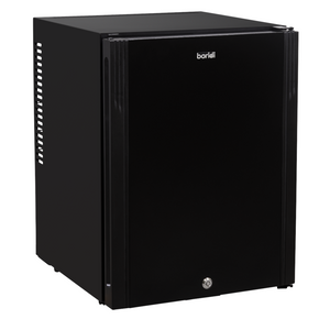 Baridi DH58 Ultra Quiet Freestanding Drinks, Beer and Wine Mini Cooler Fridge with LED Light, 35 Litre Capacity, Black
