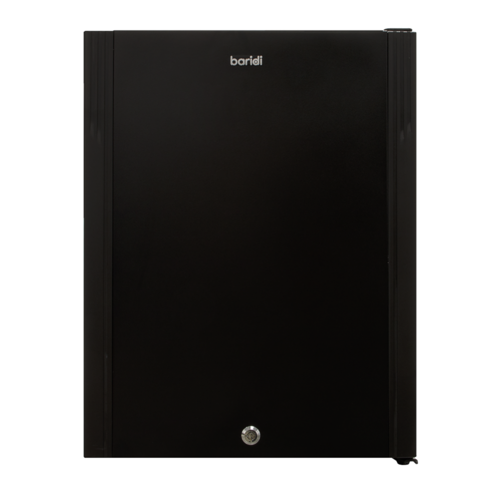 Baridi DH58 Ultra Quiet Freestanding Drinks, Beer and Wine Mini Cooler Fridge with LED Light, 35 Litre Capacity, Black
