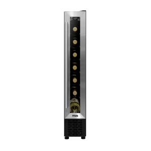 Baridi DH76 7 Bottle Wine Cooler Fridge with Digital Touchscreen Controls and LED Light Stainless Steel