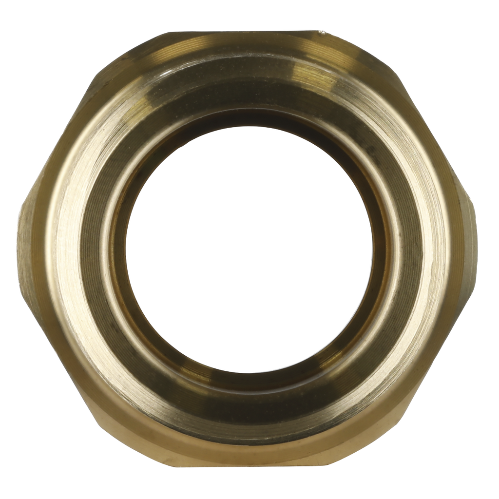 John Guest® Brass Straight Adaptor 15mm x 1/2"BSPT