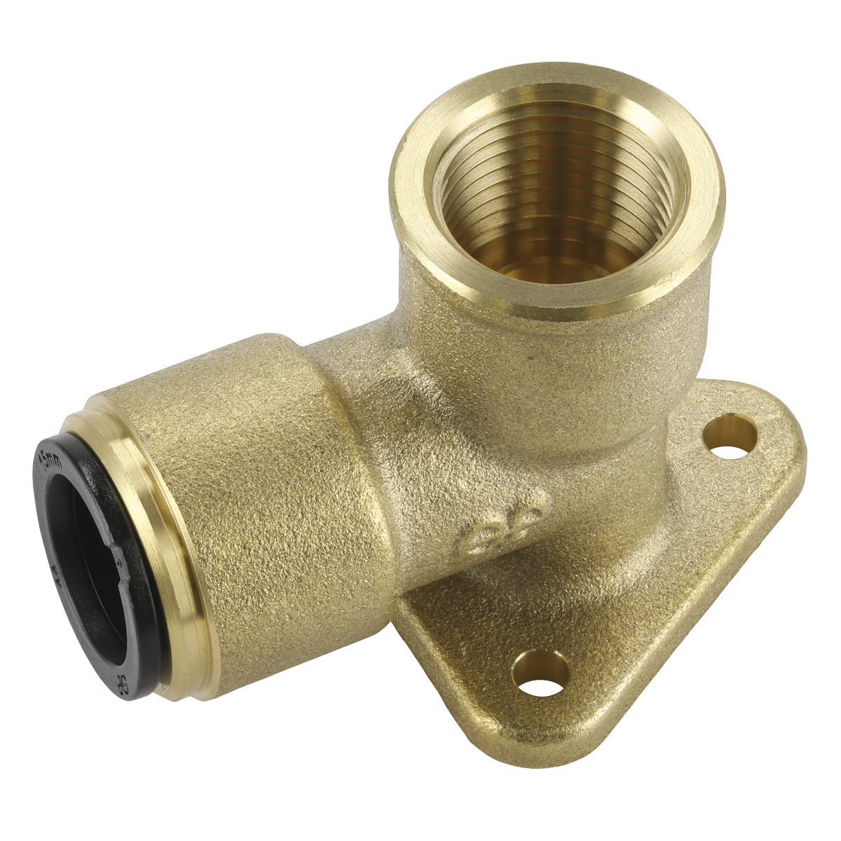 John Guest® Brass Wingback Elbow 15mm x 1/2"BSP