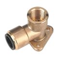 John Guest® Brass Wingback Elbow 22mm x 3/4"BSP