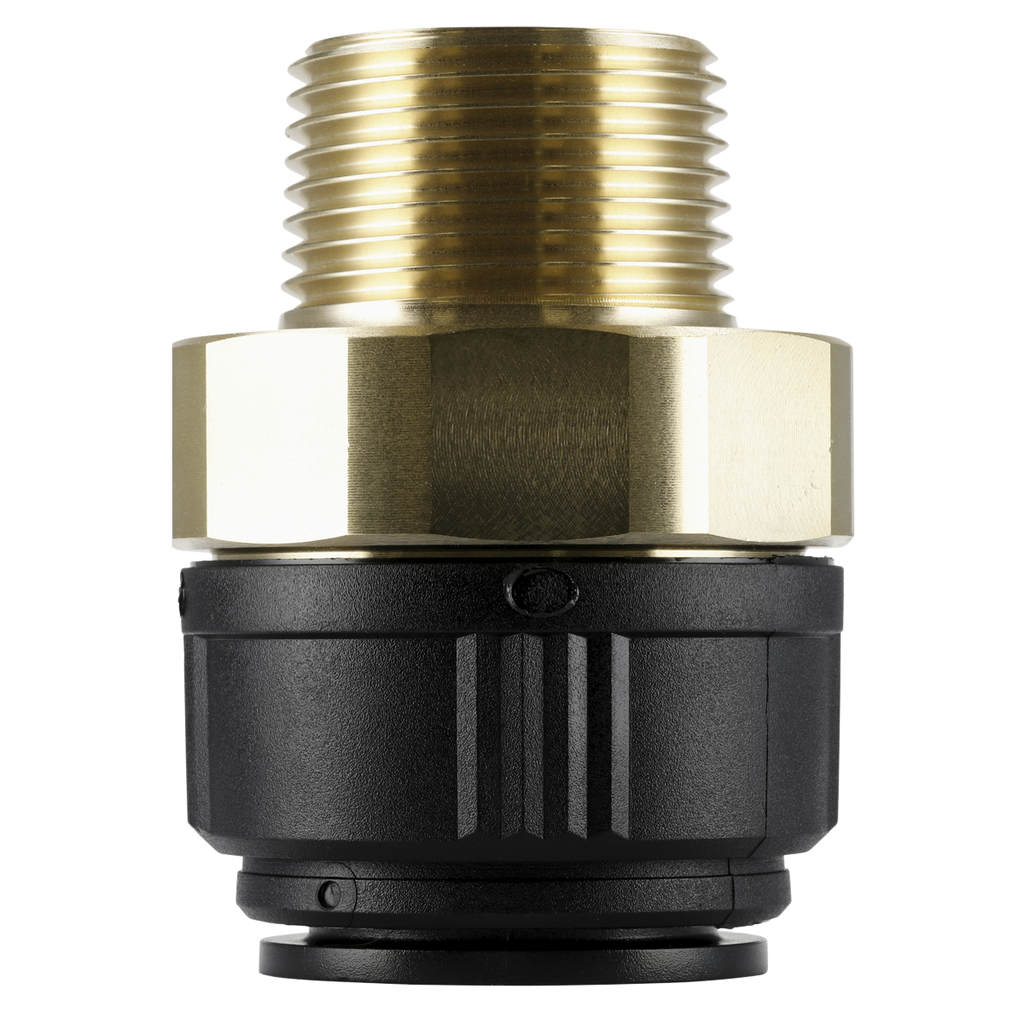 John Guest® Brass Straight Adaptor 28mm x 1"BSPT