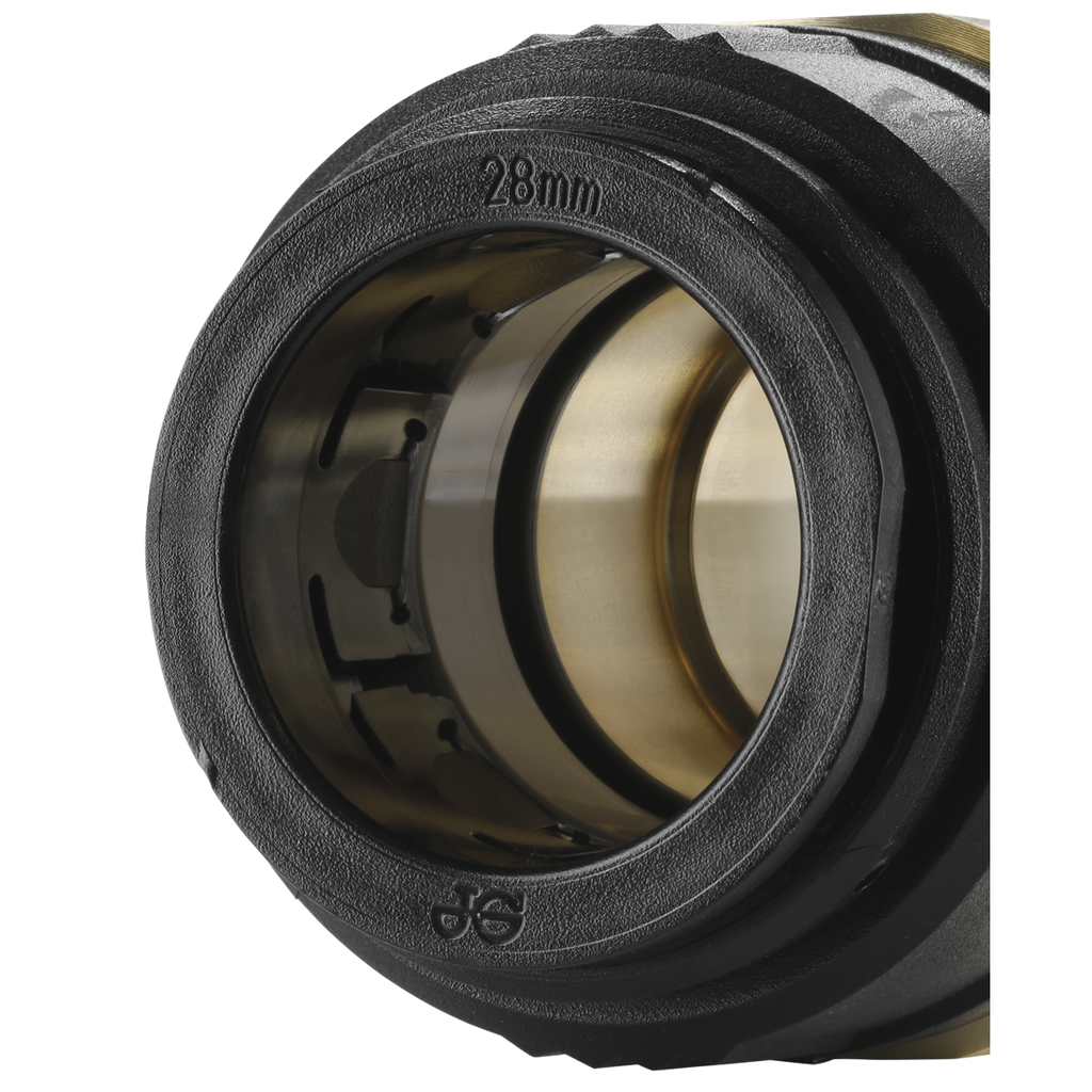 John Guest® Brass Straight Adaptor 28mm x 1"BSPT