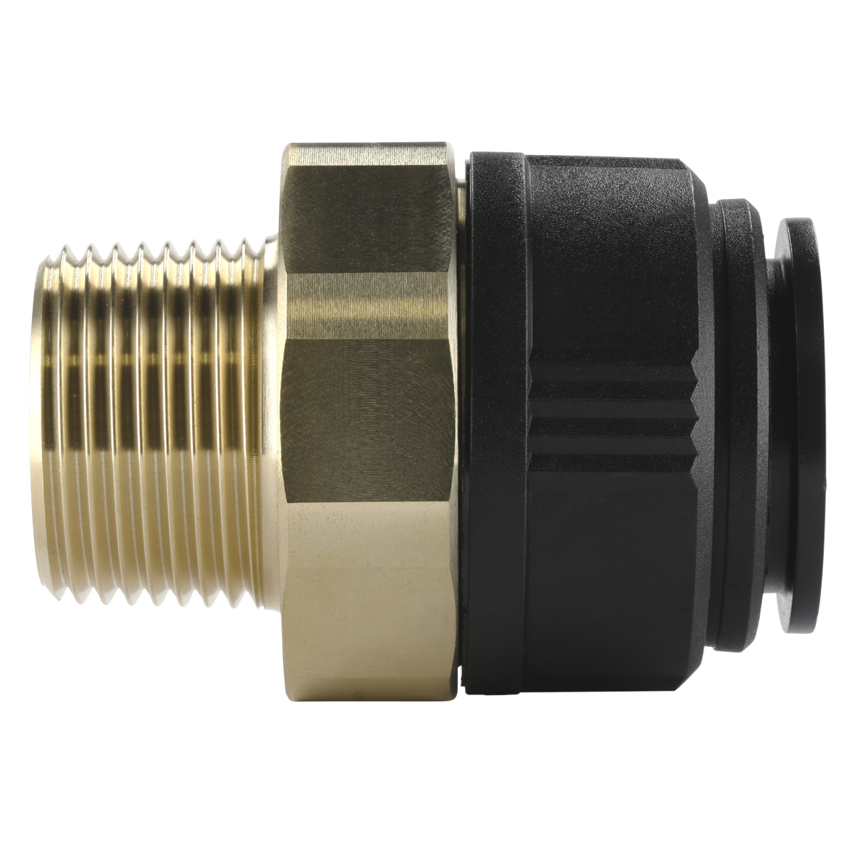 John Guest® Brass Straight Adaptor 28mm x 1"BSPT