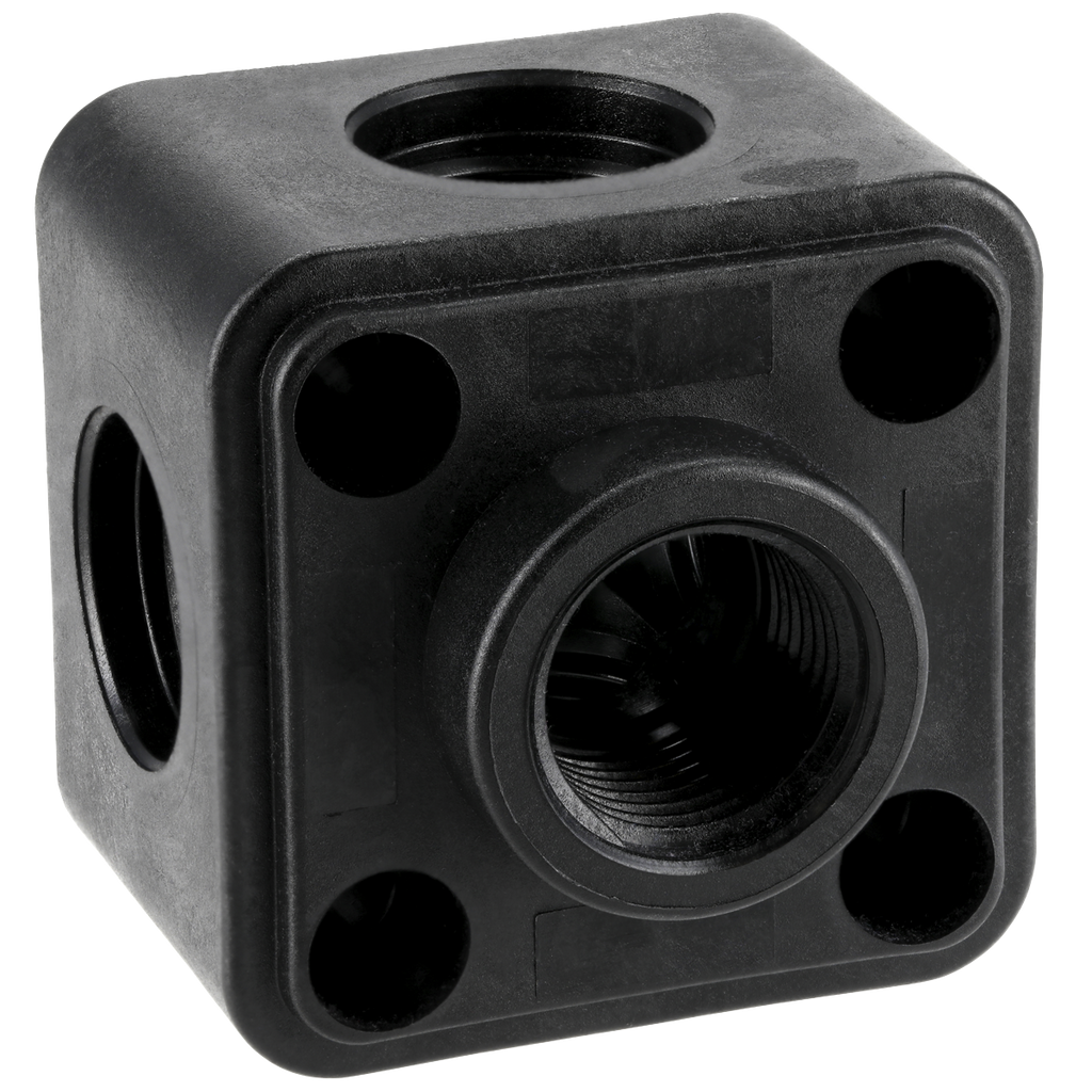 John Guest® Porting Block 5 x 1/2"BSP Connection