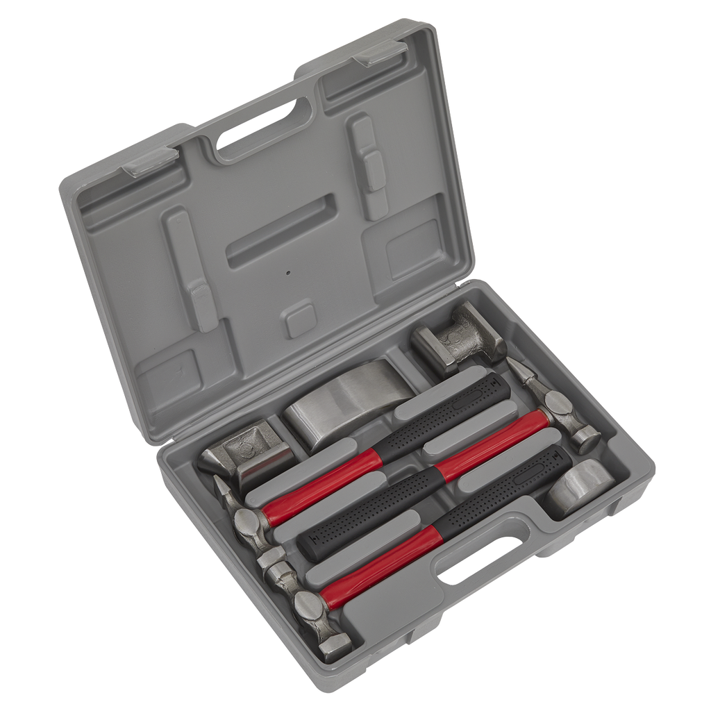 Drop-Forged Panel Beating Set with Fibreglass Shafts 7pc