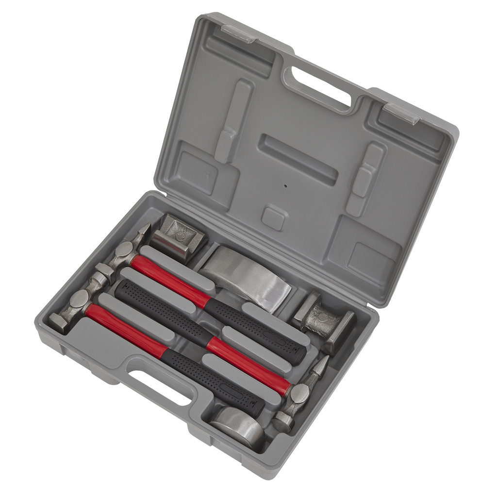 Drop-Forged Panel Beating Set with Fibreglass Shafts 7pc
