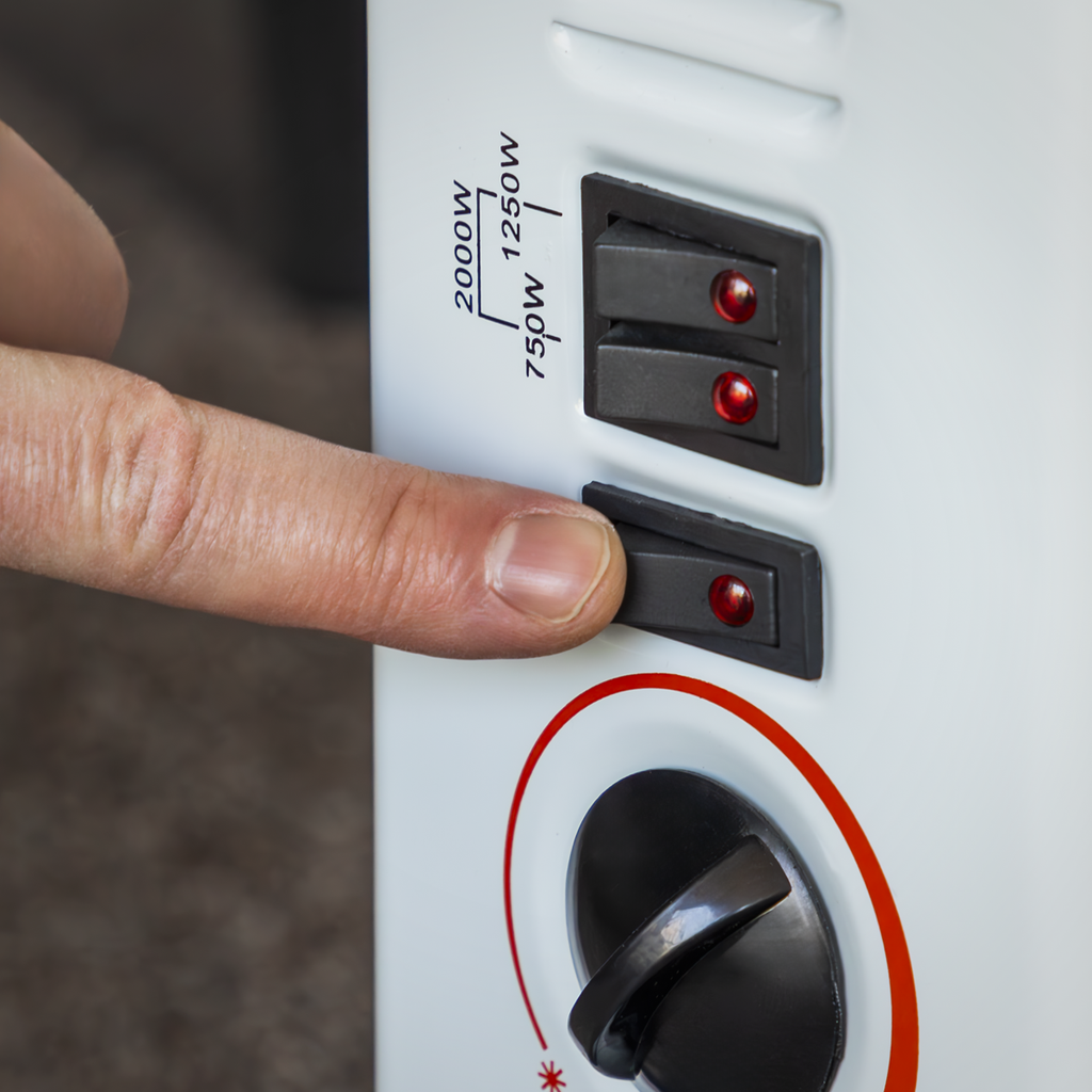Convector Heater with Turbo Fan & Thermostat, 2000W (CD2005T)