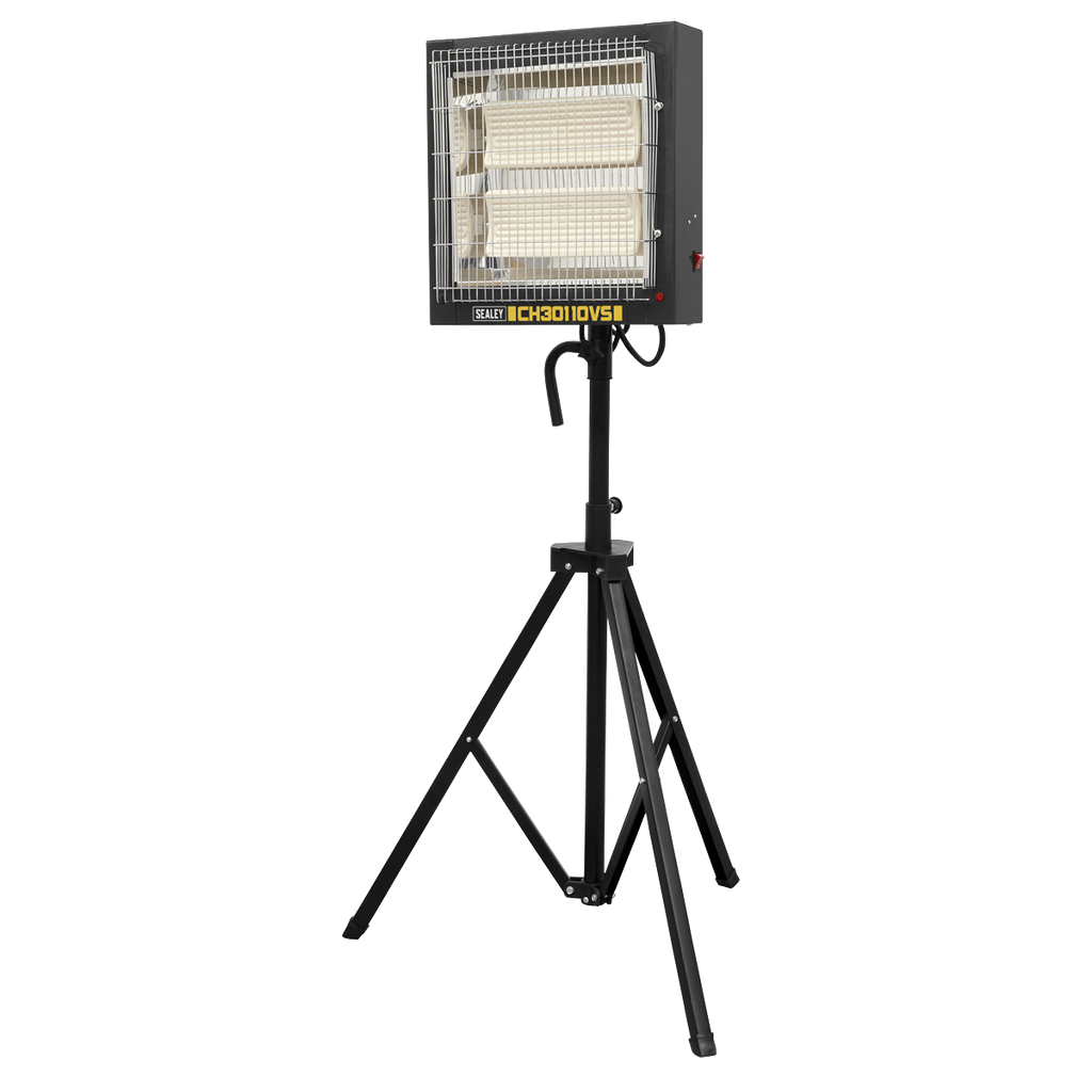 Ceramic Heater with Stand, 1200/2400W 110V (CH30110VS) (Factory Refurbished A)