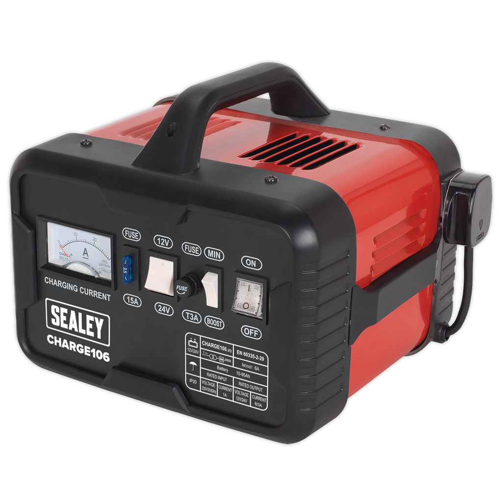 12/24V Battery Charger, 8A (CHARGE106)