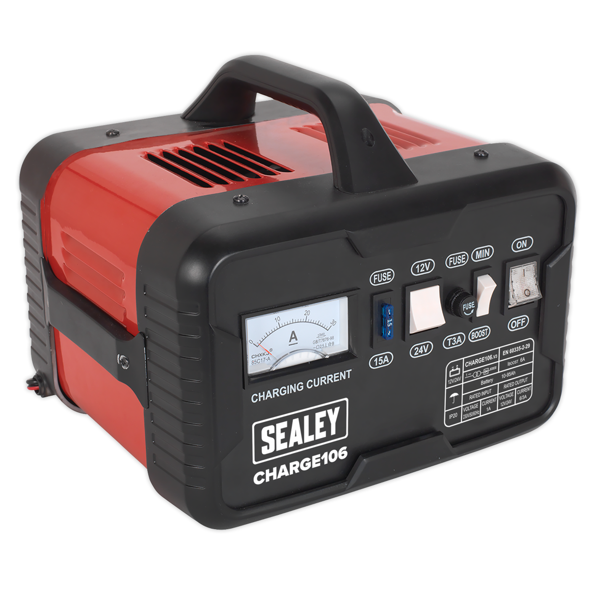 12/24V Battery Charger, 8A (CHARGE106)