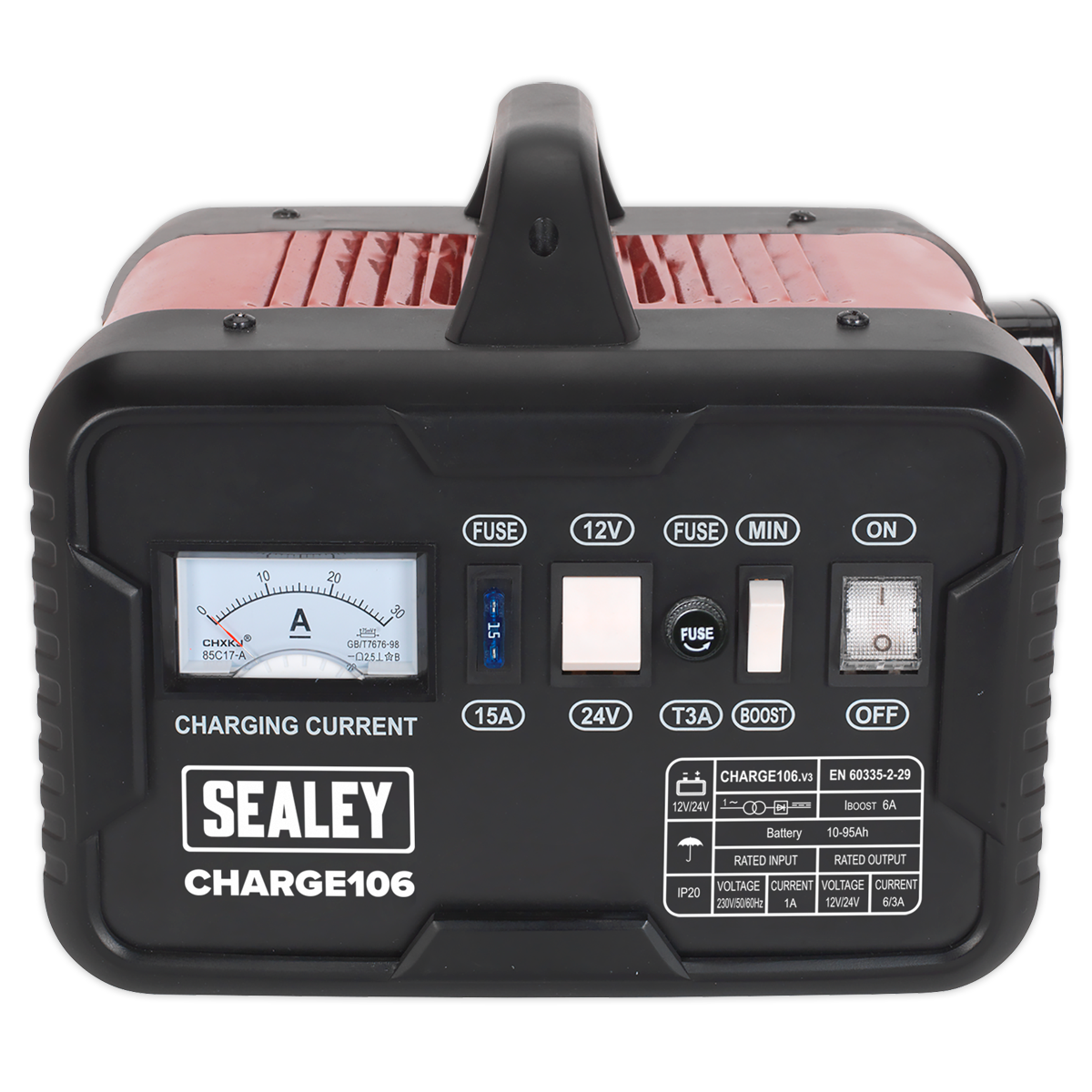 12/24V Battery Charger, 8A (CHARGE106)