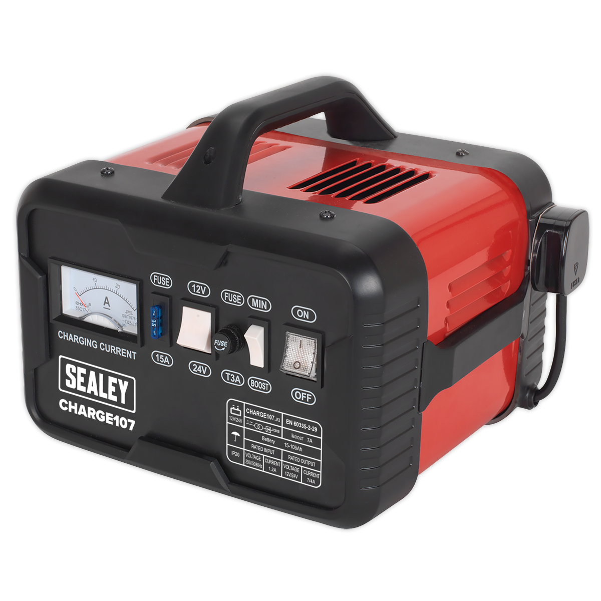 12/24V Battery Charger, 11A (CHARGE107)