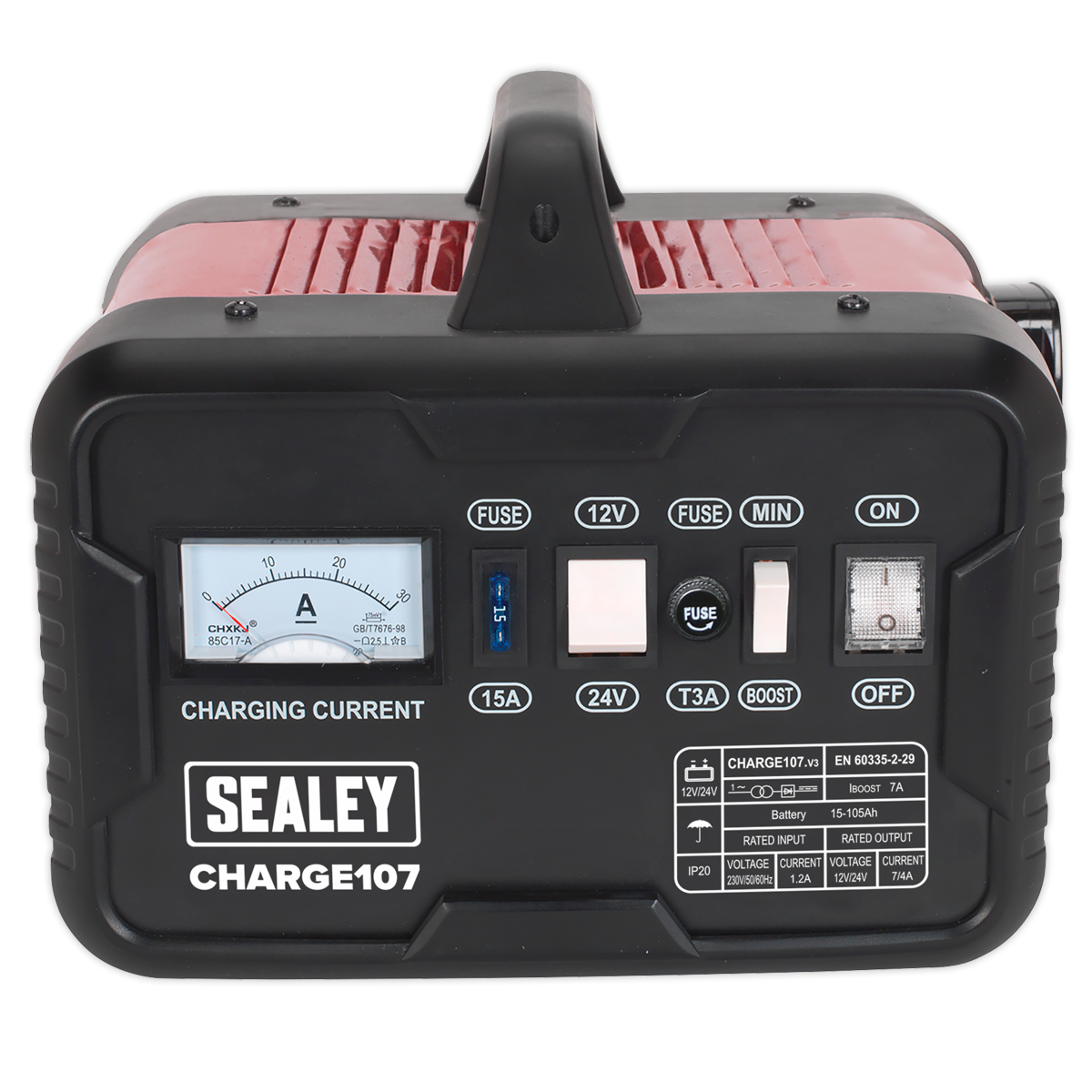12/24V Battery Charger, 11A (CHARGE107)