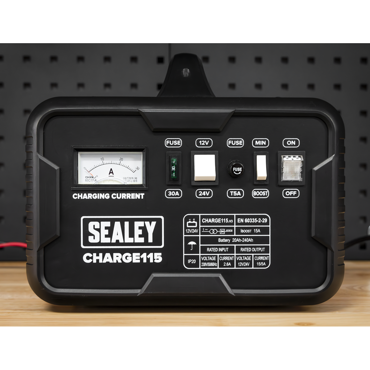 12/24V Battery Charger, 19A (CHARGE115)
