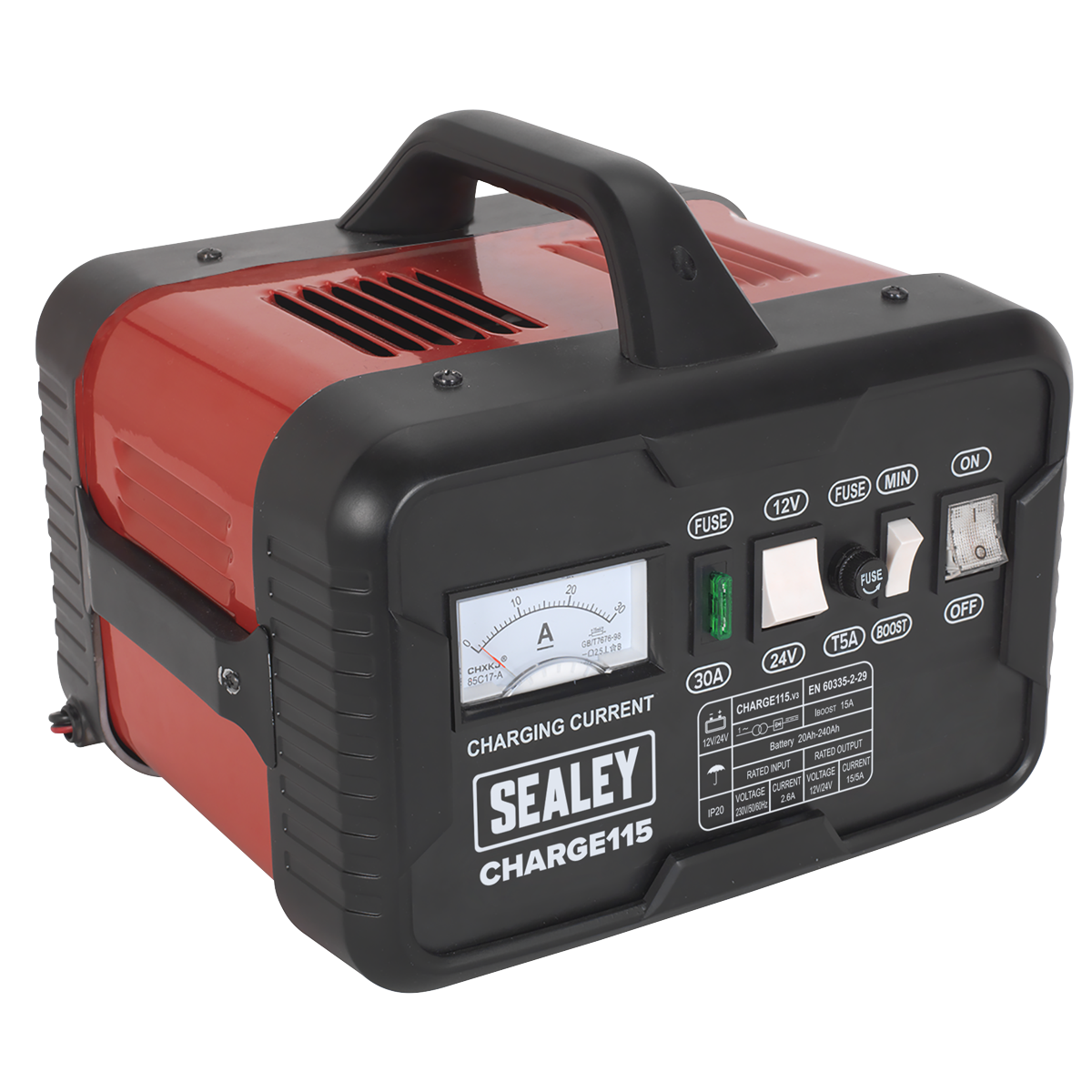 12/24V Battery Charger, 19A (CHARGE115)