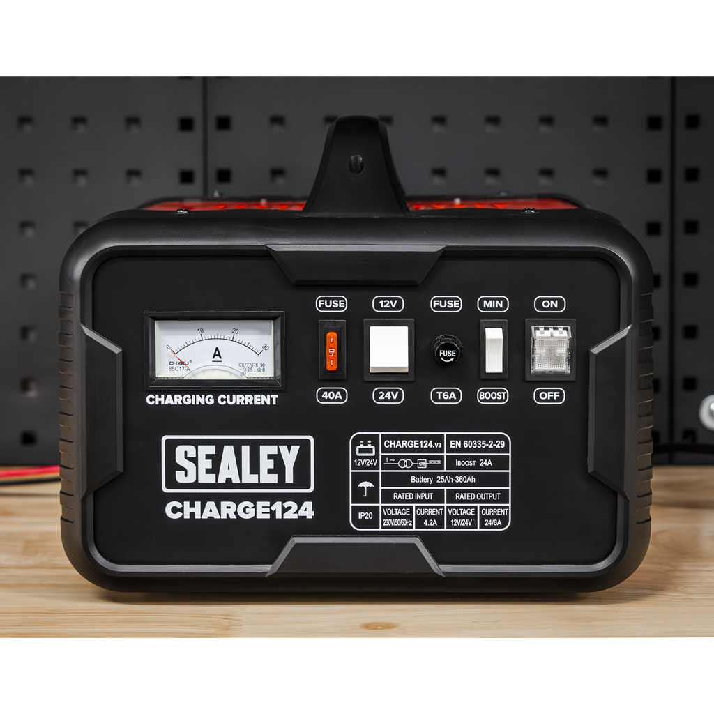 12/24V Battery Charger, 28A (CHARGE124)