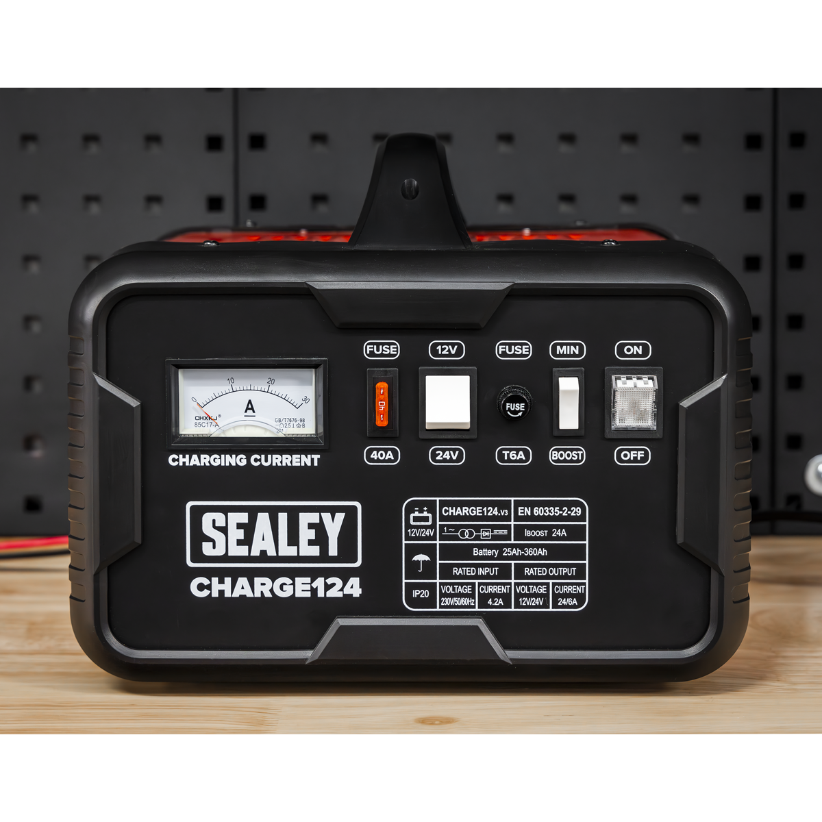 12/24V Battery Charger, 28A (CHARGE124)