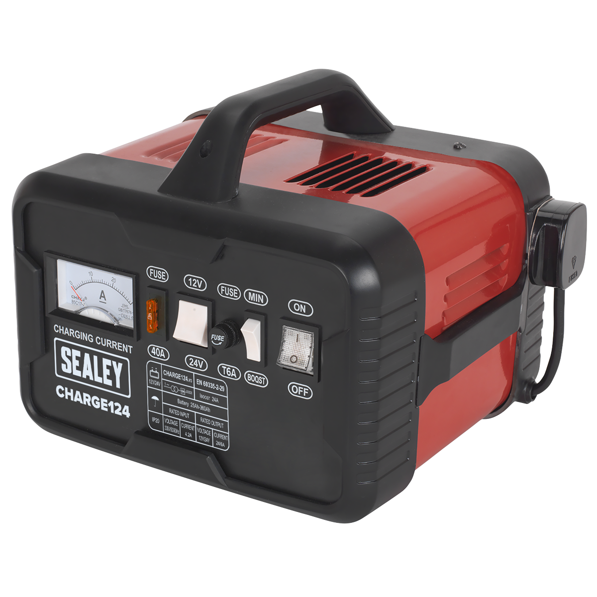 12/24V Battery Charger, 28A (CHARGE124)