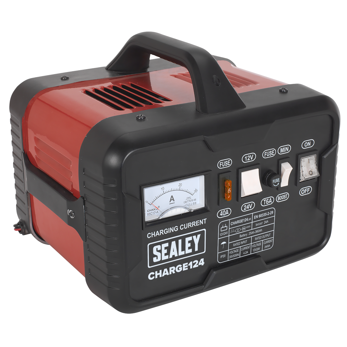 12/24V Battery Charger, 28A (CHARGE124)