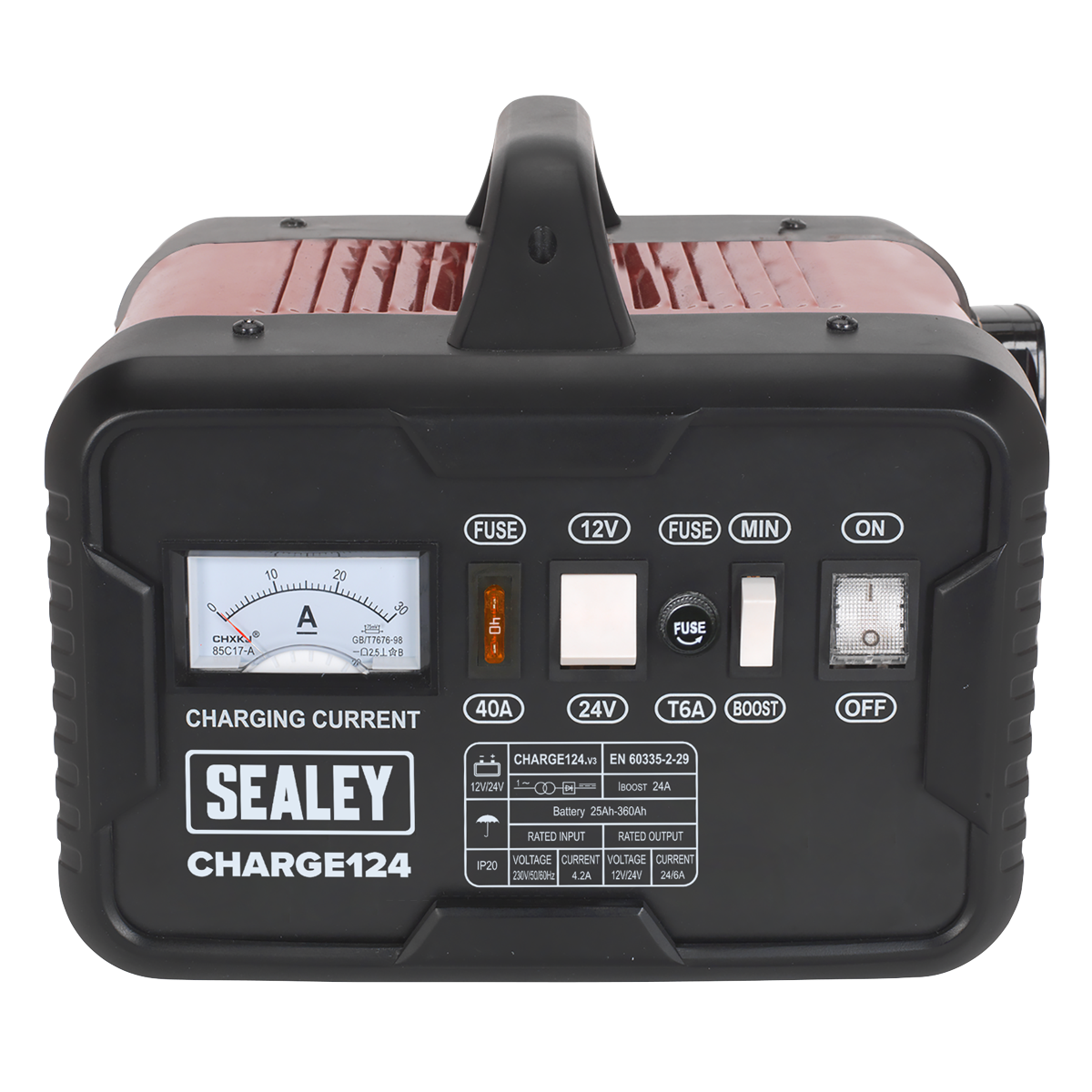 12/24V Battery Charger, 28A (CHARGE124)