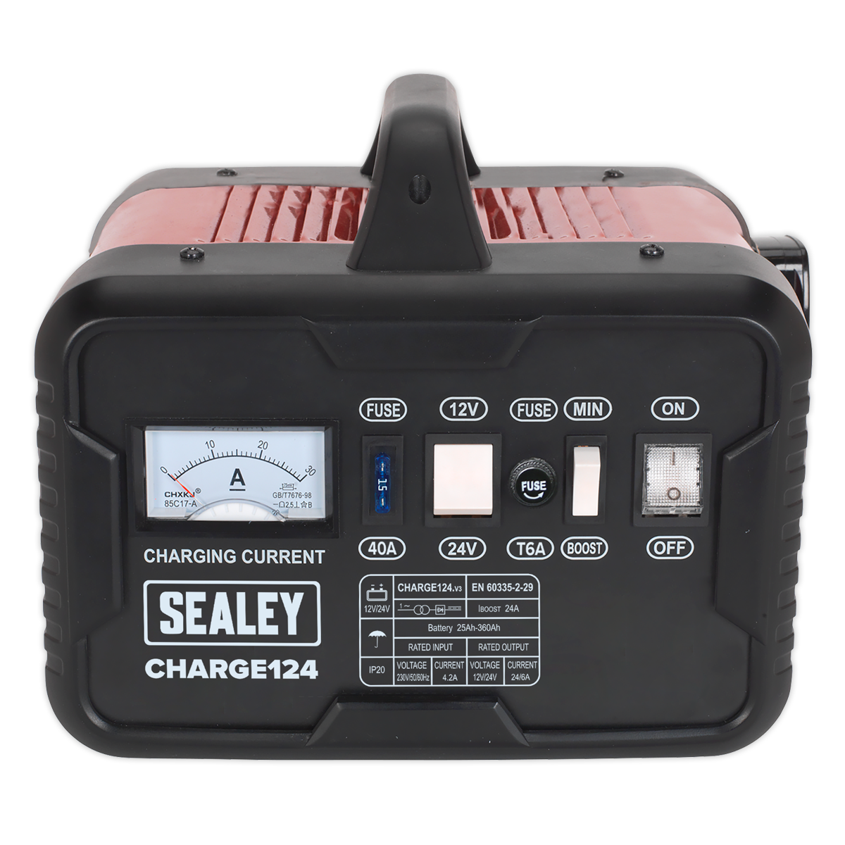 12/24V Battery Charger, 28A (CHARGE124)